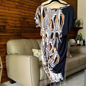New.  Jersey print dress. By BCBG MaxAzria